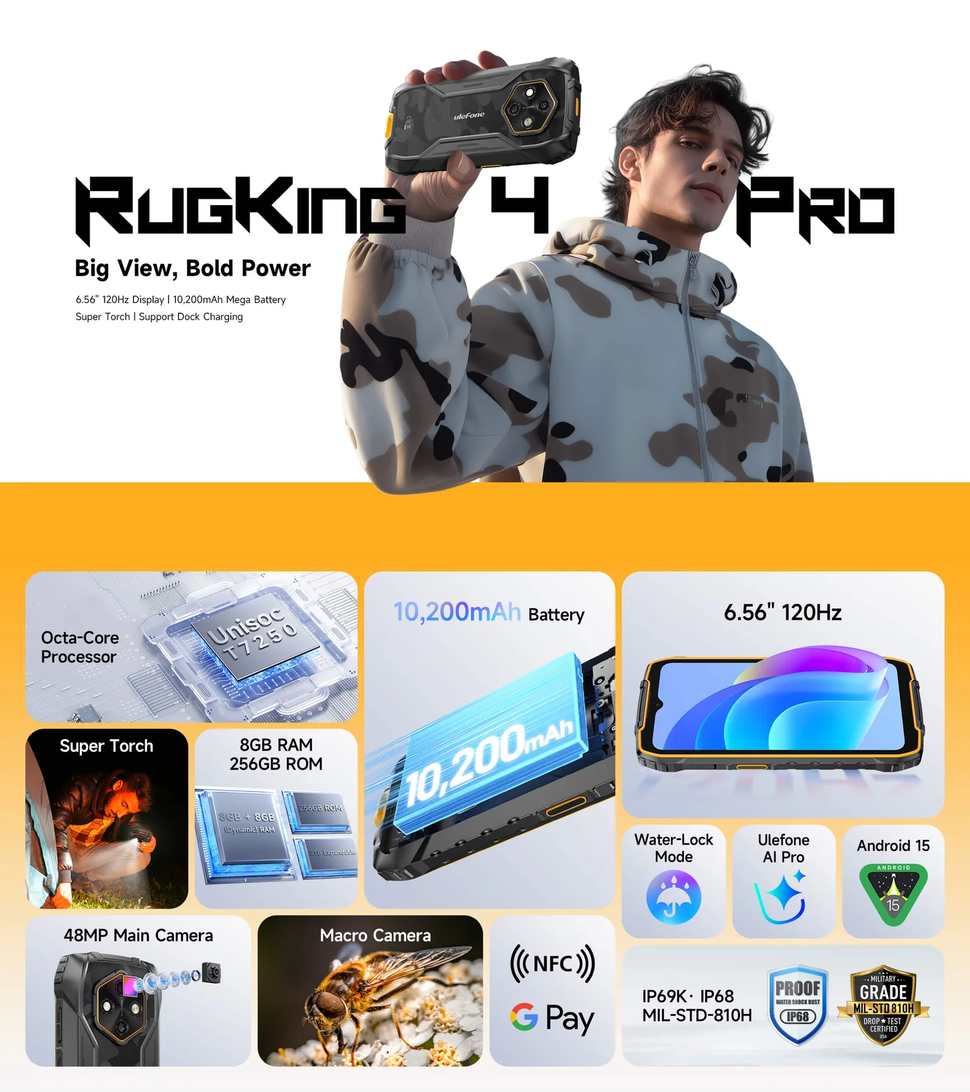 Ulefone RugKing 4 Pro features and specifications 1