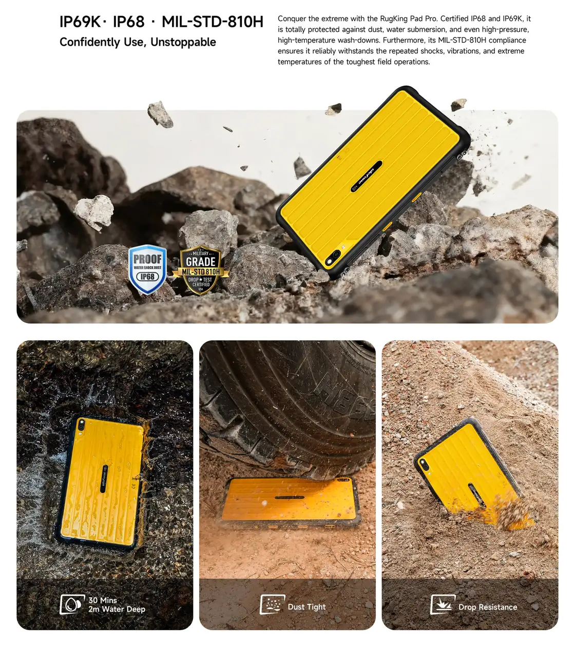 Ulefone RugKing Pad Pro features and specifications 2