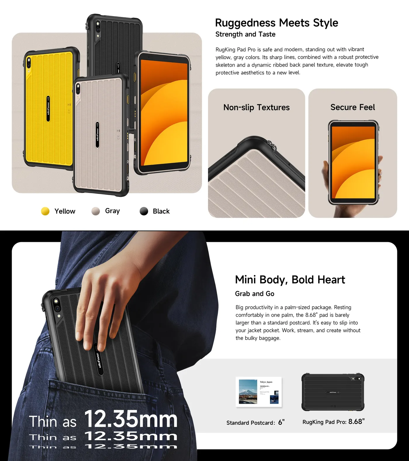 Ulefone RugKing Pad Pro features and specifications 3