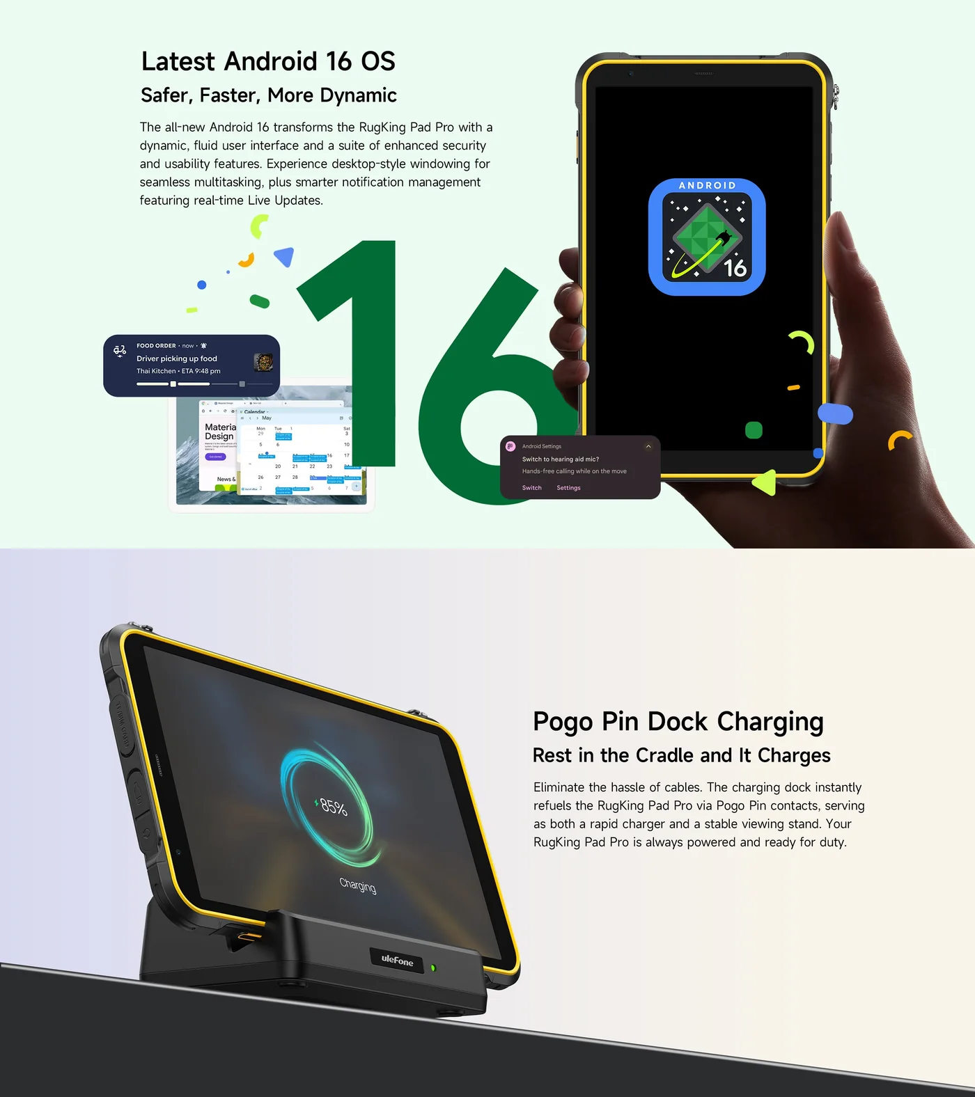 Ulefone RugKing Pad Pro features and specifications 11
