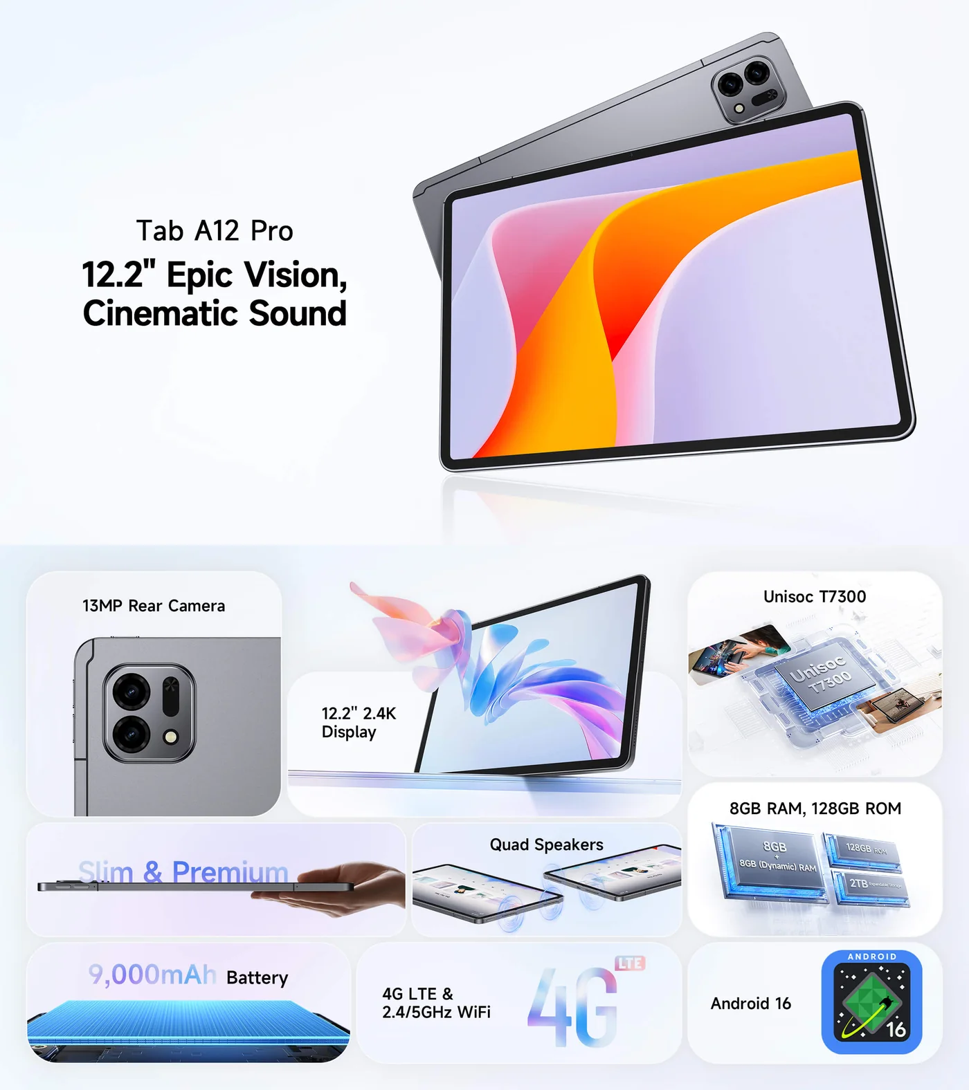 Ulefone Tab A12 Pro features and specifications 1