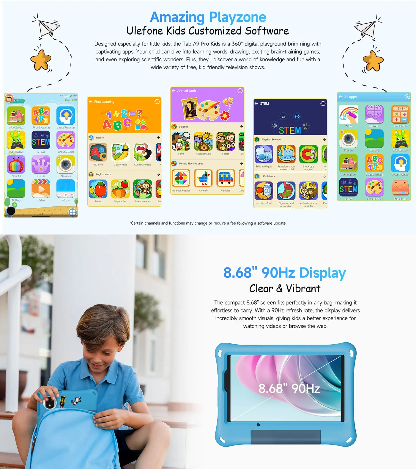 Ulefone Tab A9 Pro Kids features and specifications 4