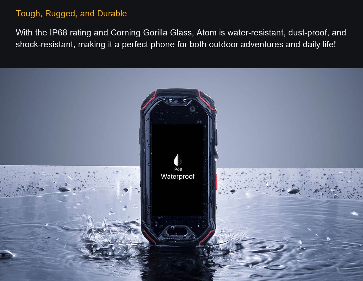Unihertz Atom feature illustration