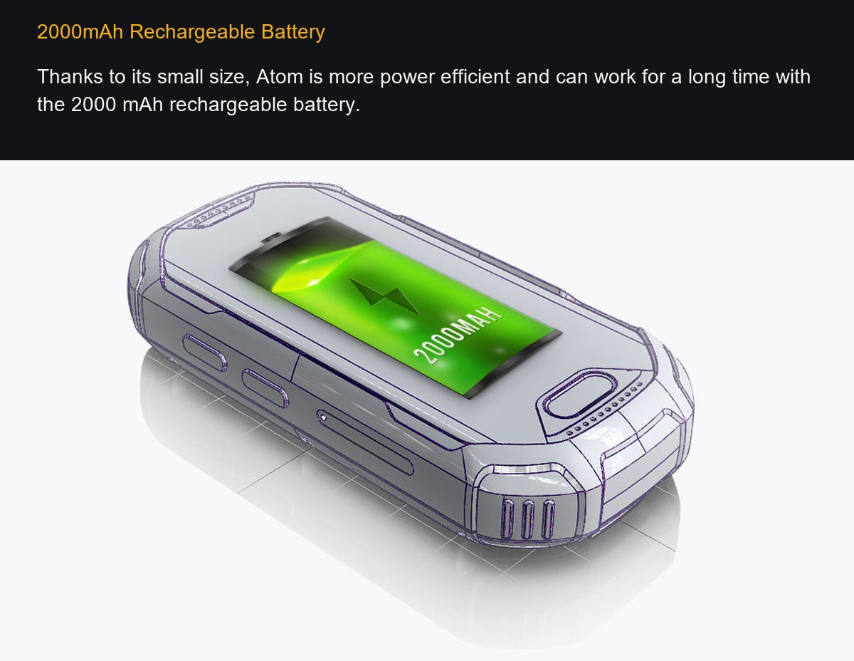 Unihertz Atom feature illustration