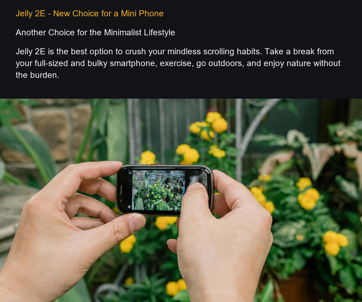 Unihertz Jelly 2E product details
