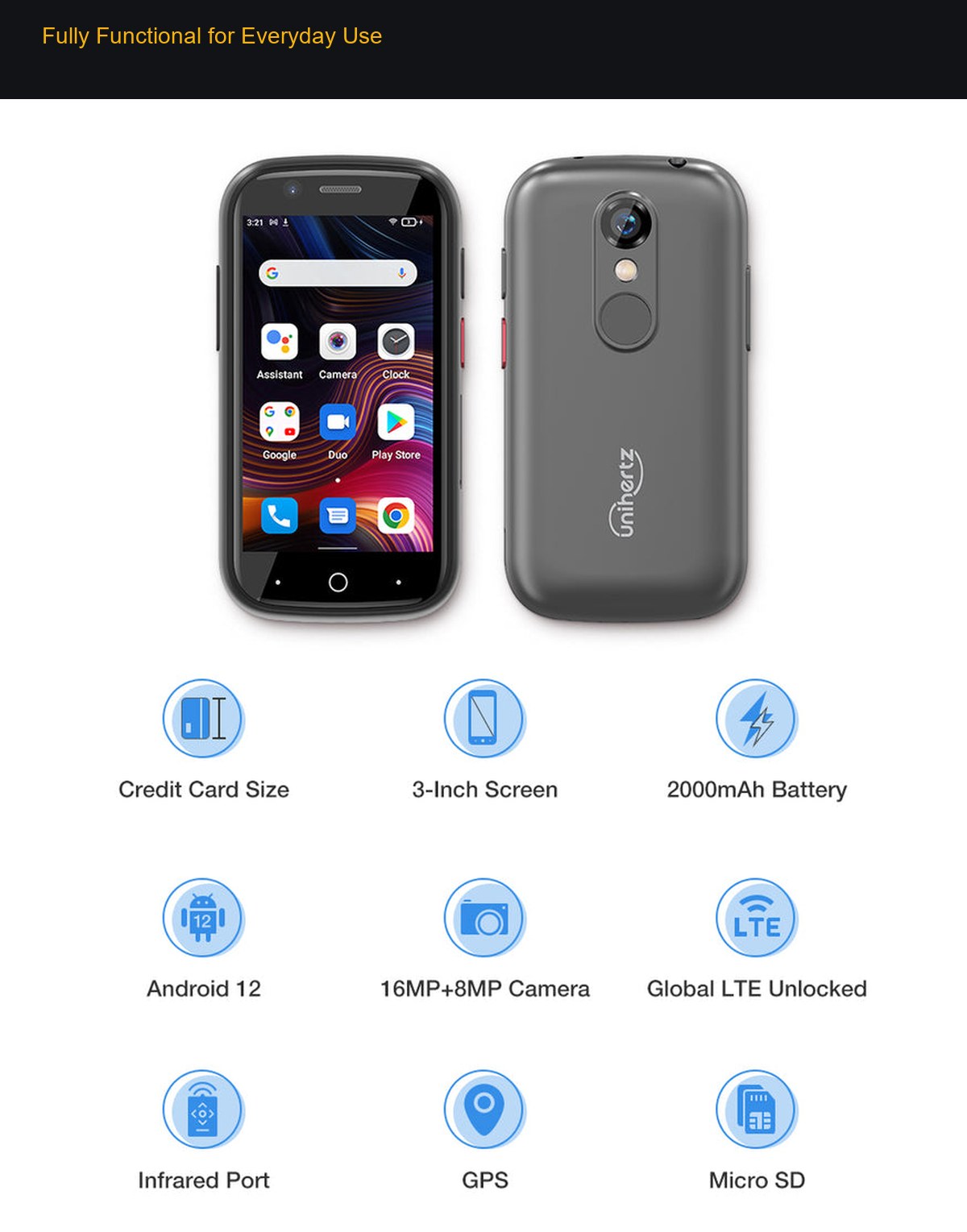 Unihertz Jelly 2E product details