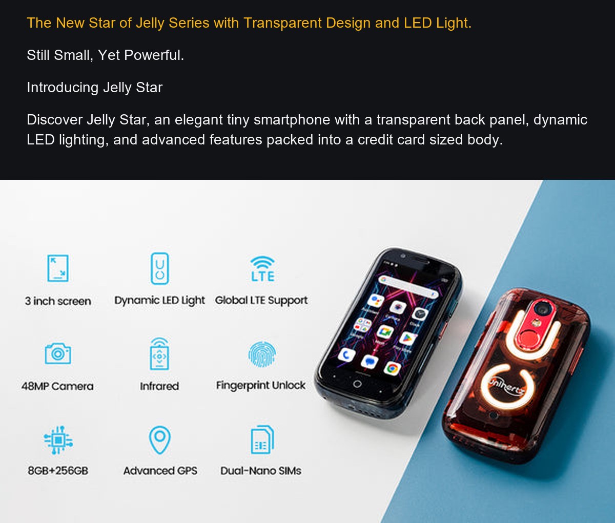 Unihertz Jelly Star product details