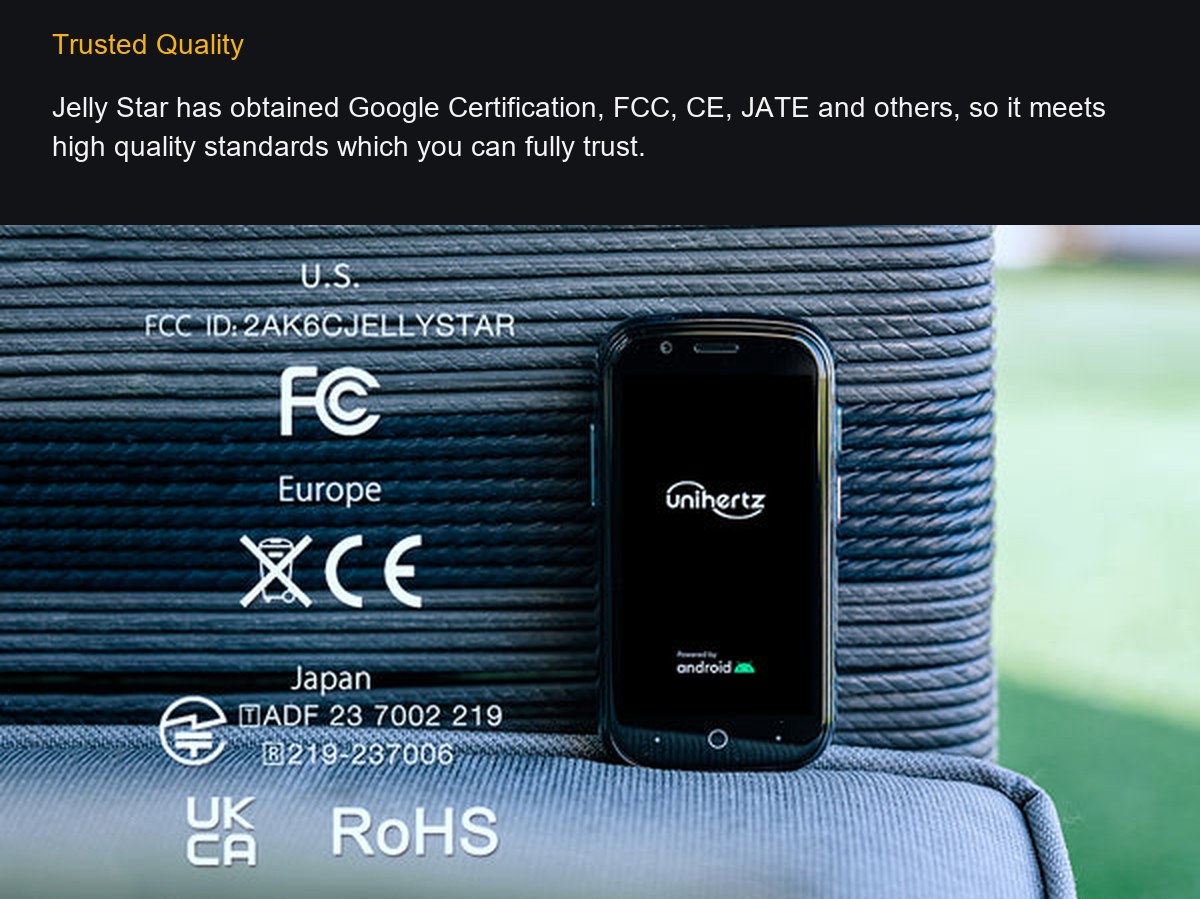 Unihertz Jelly Star product details