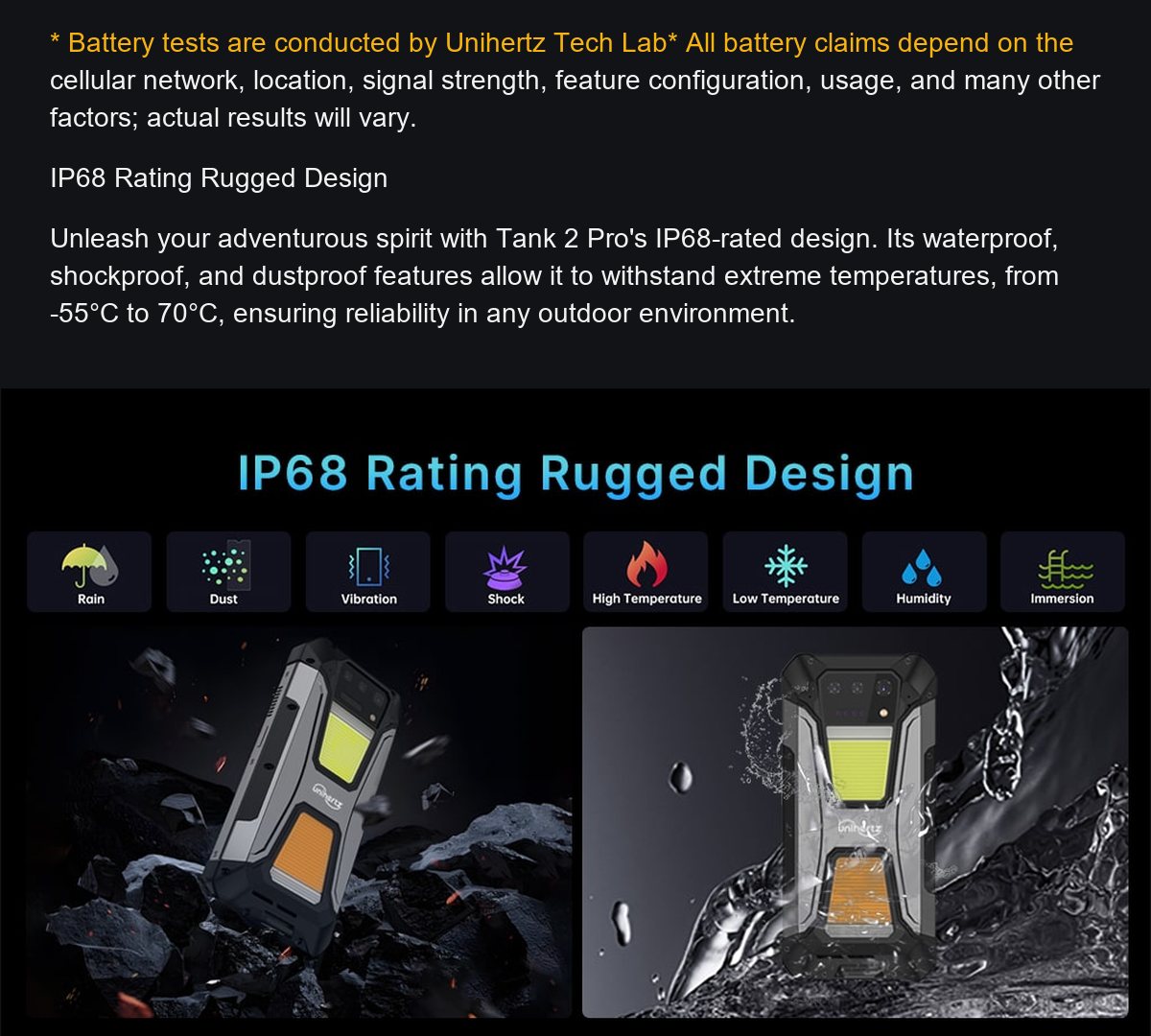 Unihertz Tank 2 Pro feature illustration