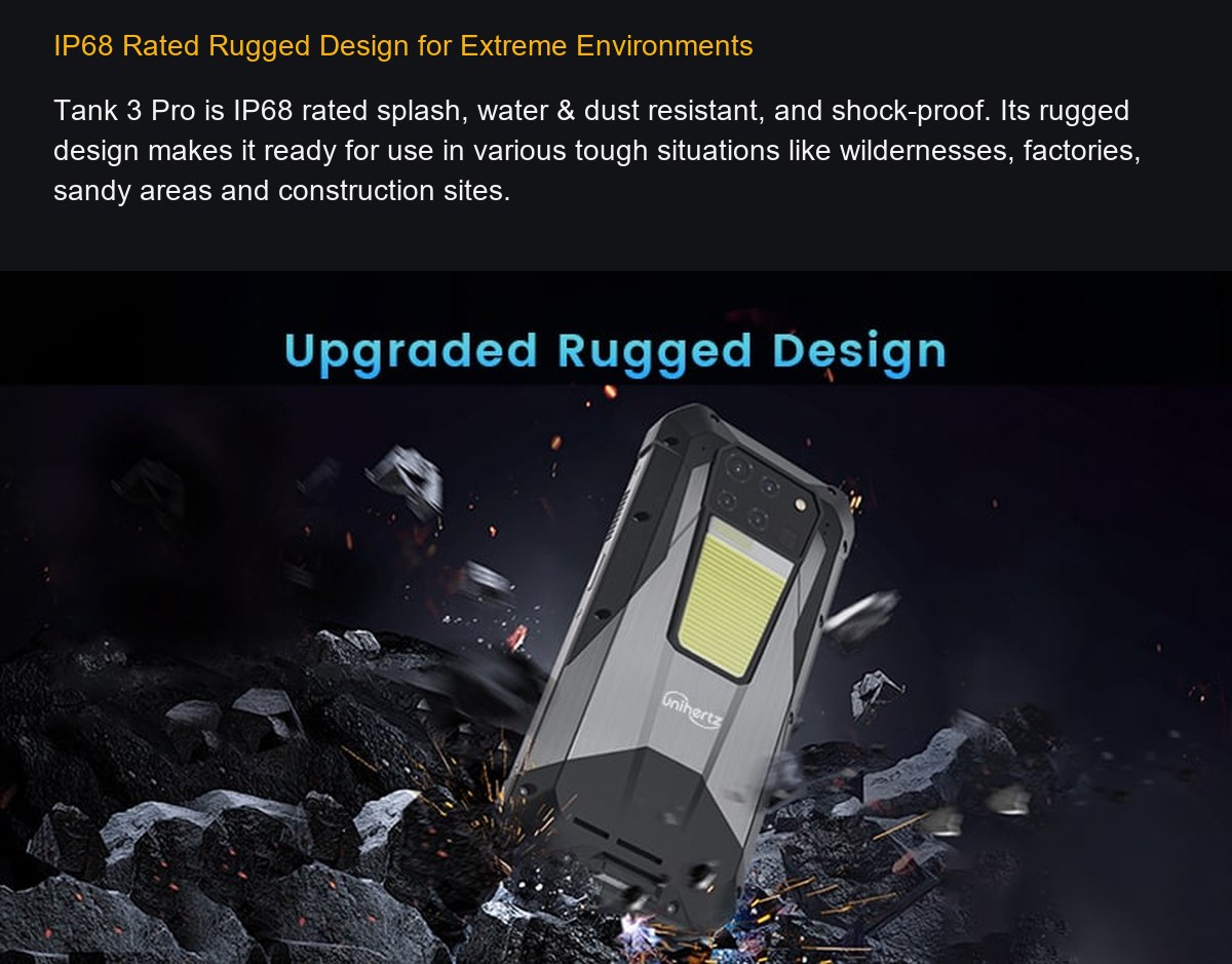 Unihertz Tank 3 Pro product details