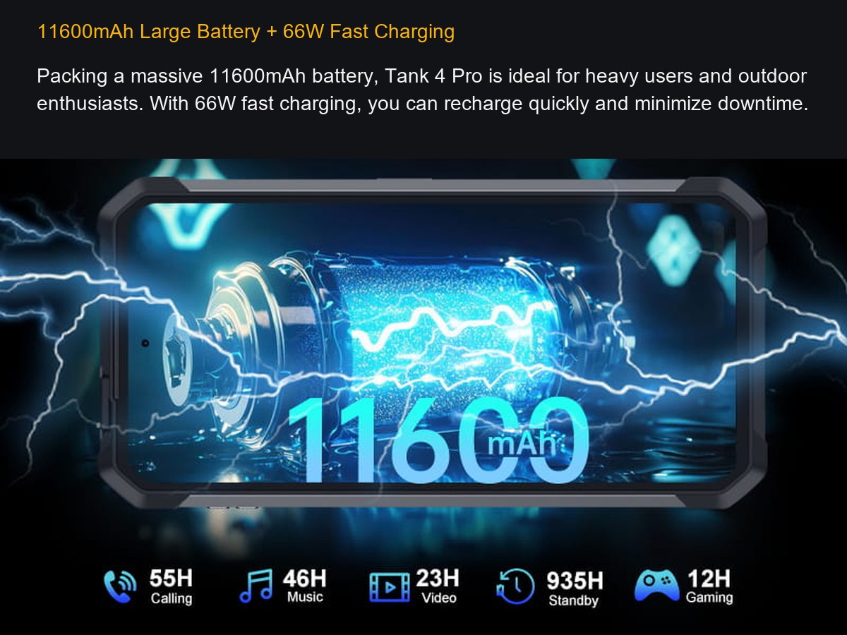 Unihertz Tank 4 Pro product details