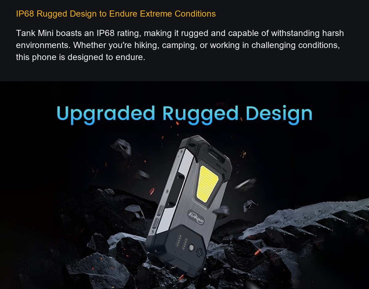 Unihertz Tank Mini product details
