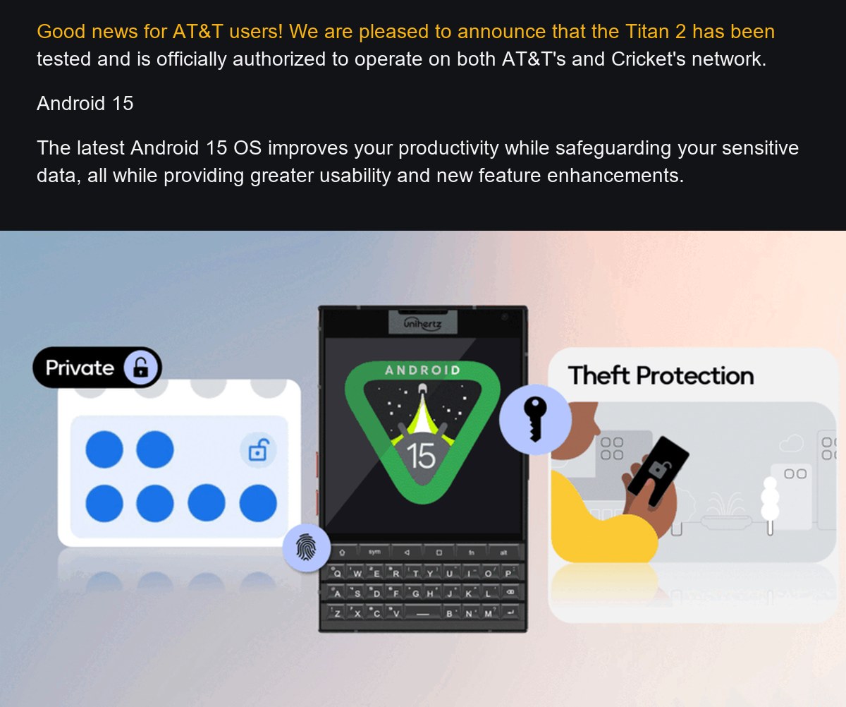 Unihertz Titan 2 product details