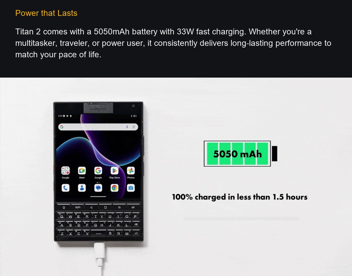 Unihertz Titan 2 product details