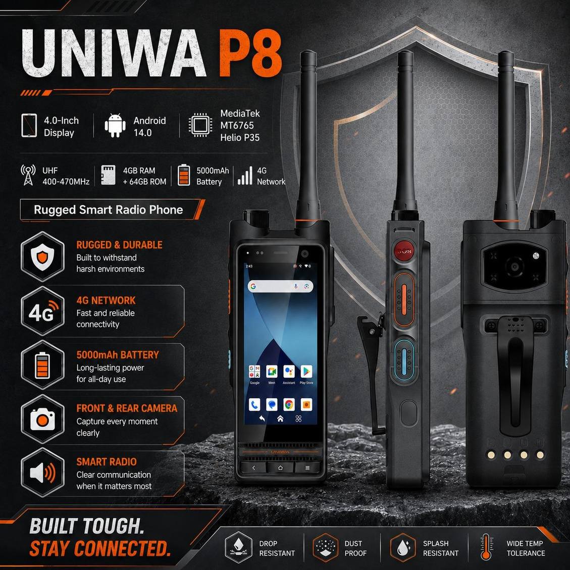 UNIWA P8 product details 4
