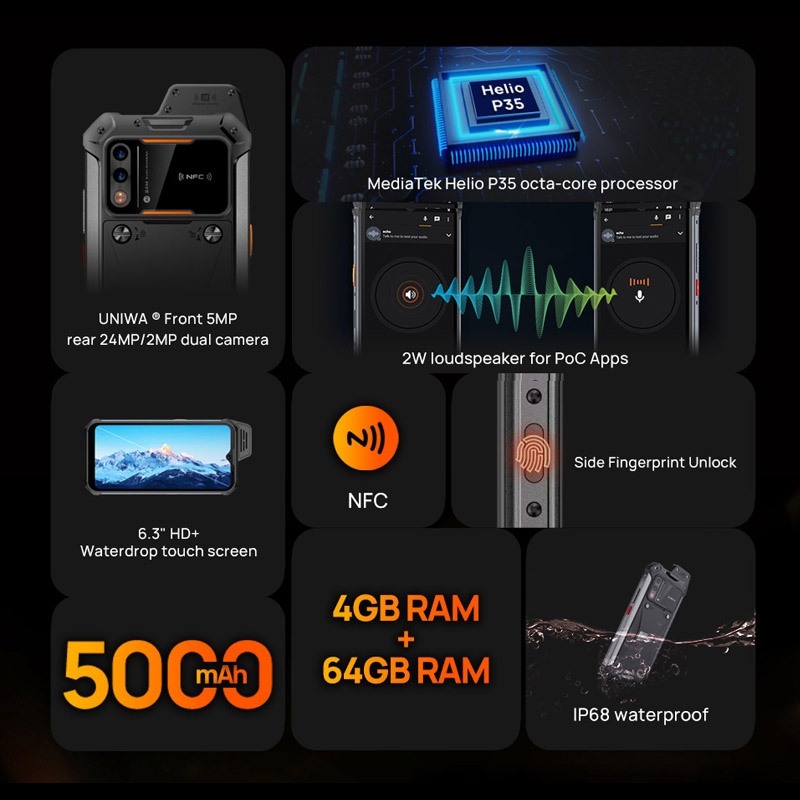 UNIWA W888 product details 1